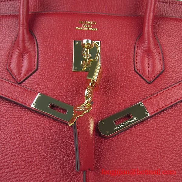 Hermes Birkin 40cm Togo Bag Red 6099